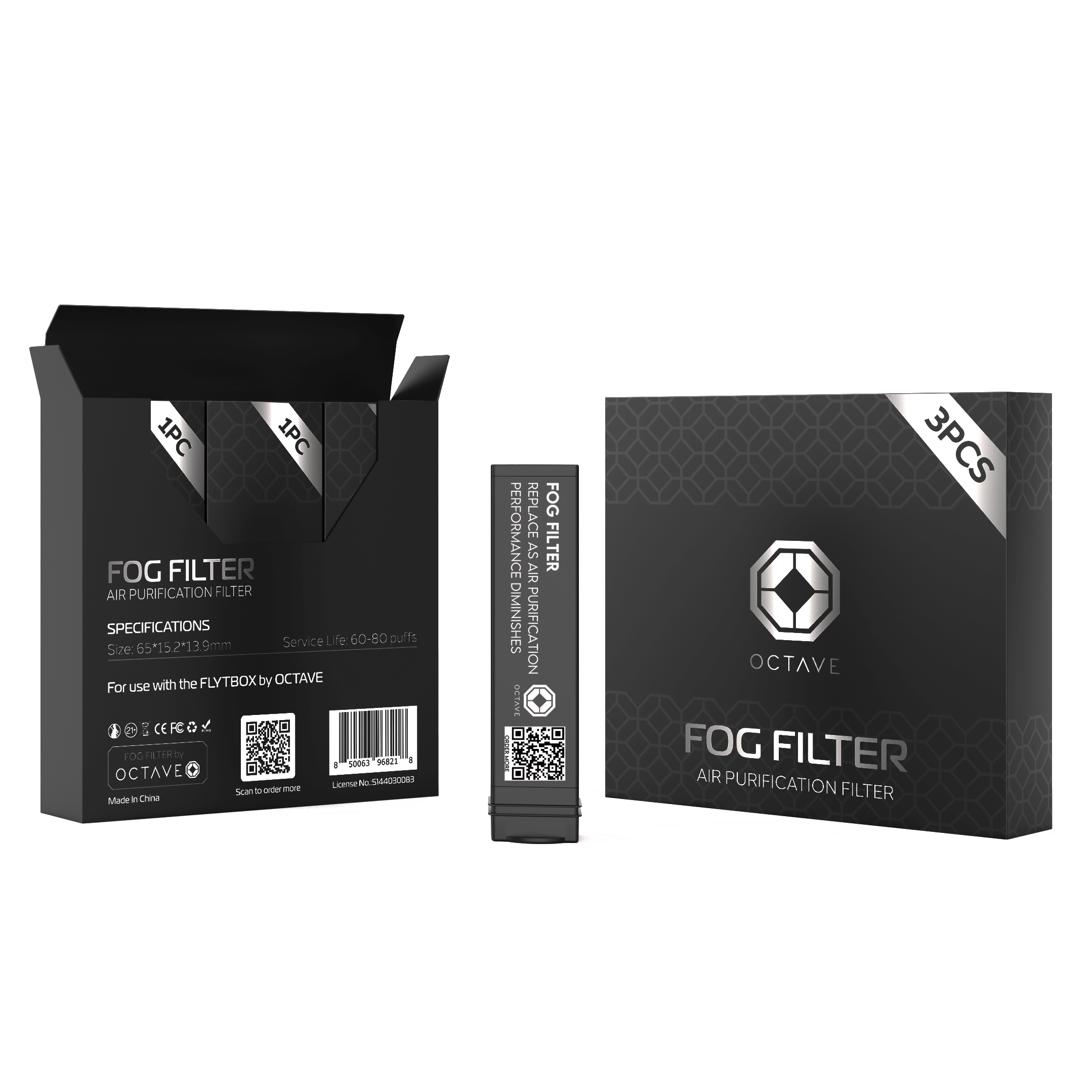FOG FILTER for FLYTBOX (3-Pack) Myster FOG FILTER for FLYTBOX (3-Pack) Myster