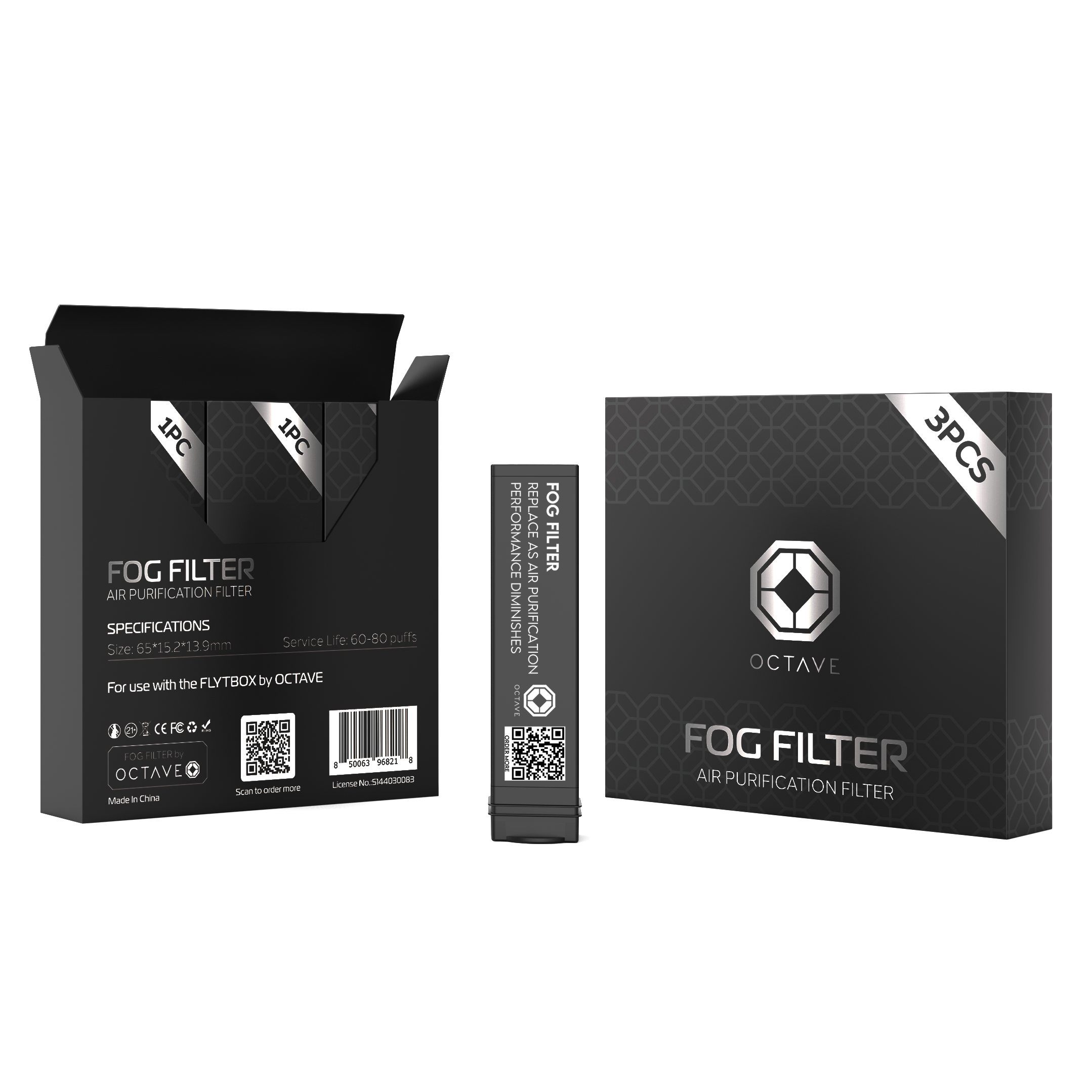 FOG FILTER for FLYTBOX (3-Pack)